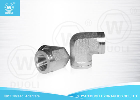 Adaptateurs femelles hydrauliques de fil du coude de 90° TNP, garnitures de tuyau d'acier hydrauliques